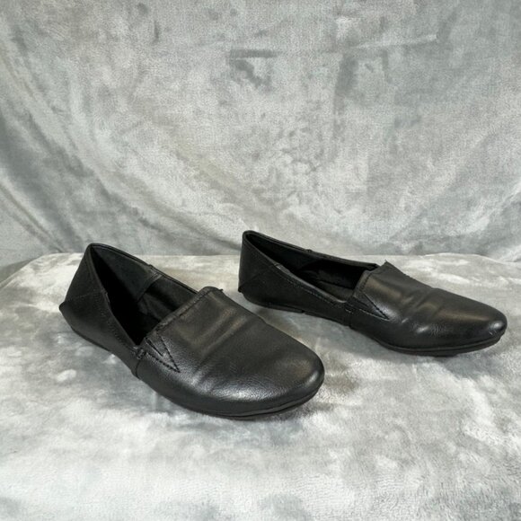 Style & Co womens size 6M leather black slip on loafers - Picture 10 of 16